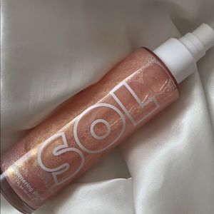 SOL beauty shimmering dry oil in pink champagne🥂